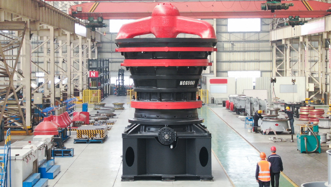 HCG系列旋回式破碎機簡介圖